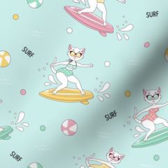 Surfin' Cats in the 50's